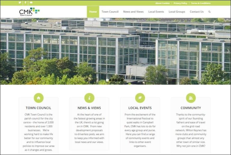 CMK Town Council Launch New Website