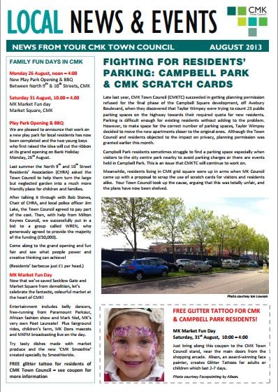 Newsletter Autumn 2013