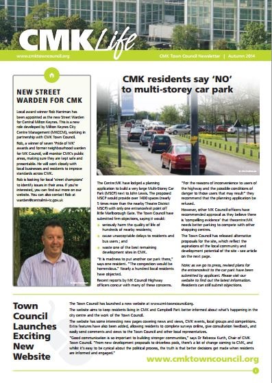 newsletter front page preview
