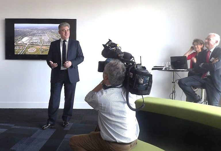 Planning Minister Visits CMK for UK’s First Business Neighbourhood Plan