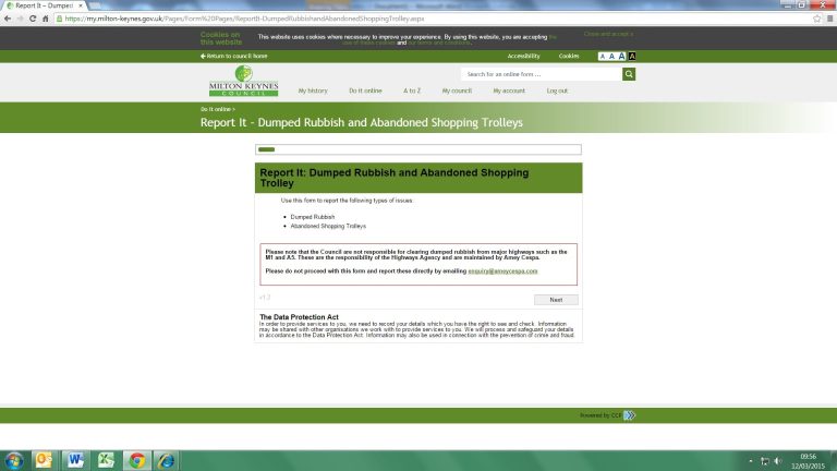 How to Report Issues With MK Council’s “Report It” System
